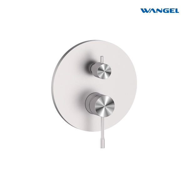 Modern Wall - Mounted Shower Valve with Dual Handles