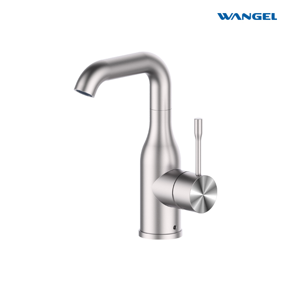 High Quality Dual Control Hot And Cold Water 304 Stainless Steel Basin Faucet