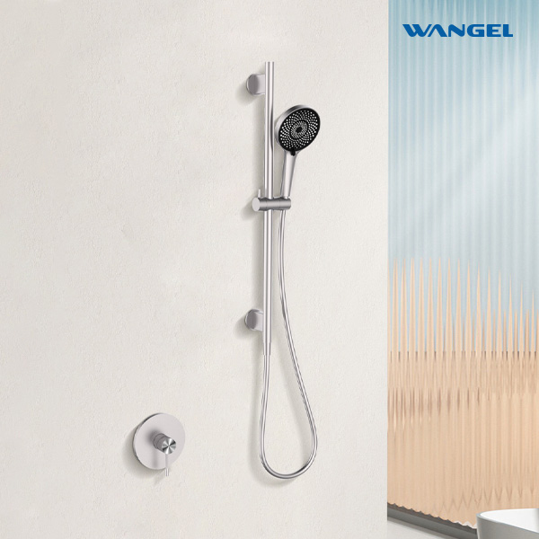 Modern Single-Function Wall-Mounted Stainless Steel Shower Head Set - 图片 2