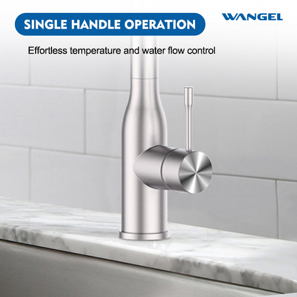 Kitchen Faucets with Pull Down Sprayer - 图片 4