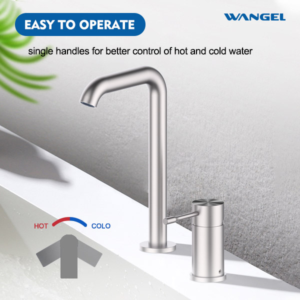 High - End Stainless Steel 304 Kitchen/Bathroom Faucet - 图片 3