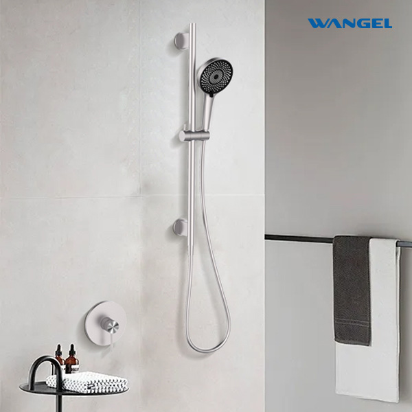 Modern Single-Function Wall-Mounted Stainless Steel Shower Head Set - 图片 3