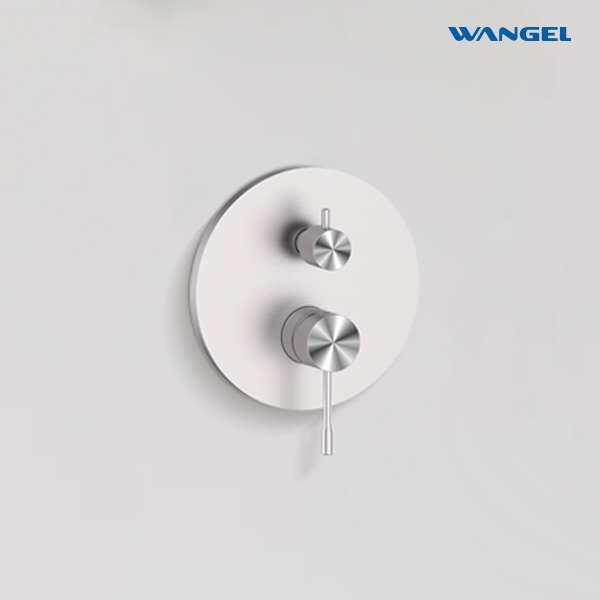 Modern Wall - Mounted Shower Valve with Dual Handles - 图片 3