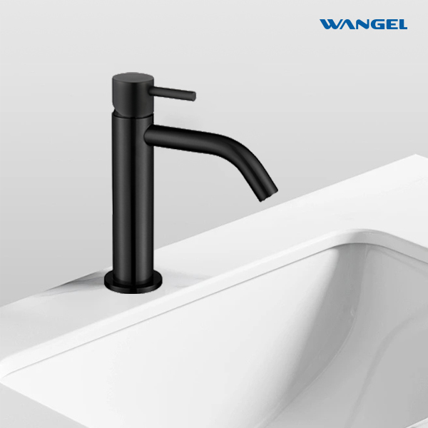 Single-HoleMatte Black Bathroom sink faucet - 图片 3