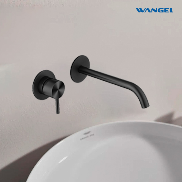 Matte black basin concealed faucet - 图片 3