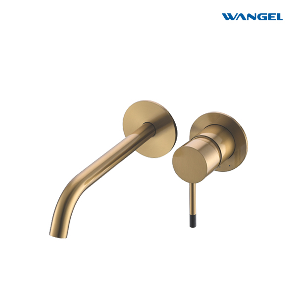 Brushed Gold Concealed Faucet
