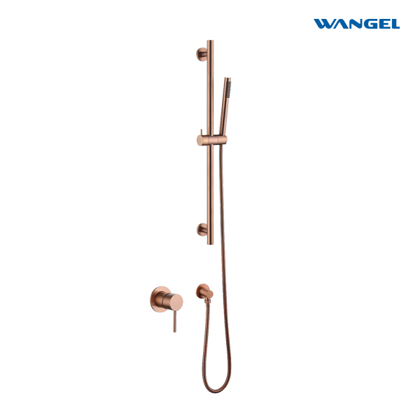 Modern Rose Gold Single-Function Shower