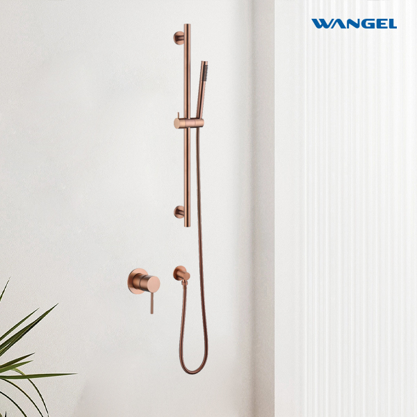 Modern Rose Gold Single-Function Shower - 图片 3