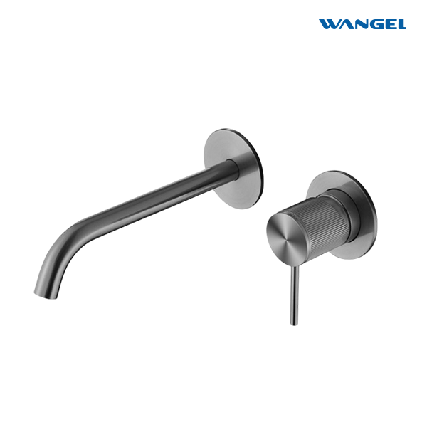 Gunmetal Grey basin concealed faucet