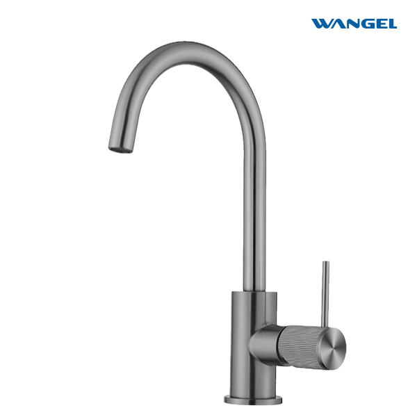 SpinGleam Gunmetal Kitchen Faucet