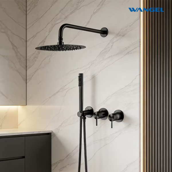 High-end Matte Black Dual-Function Shower System - 图片 3