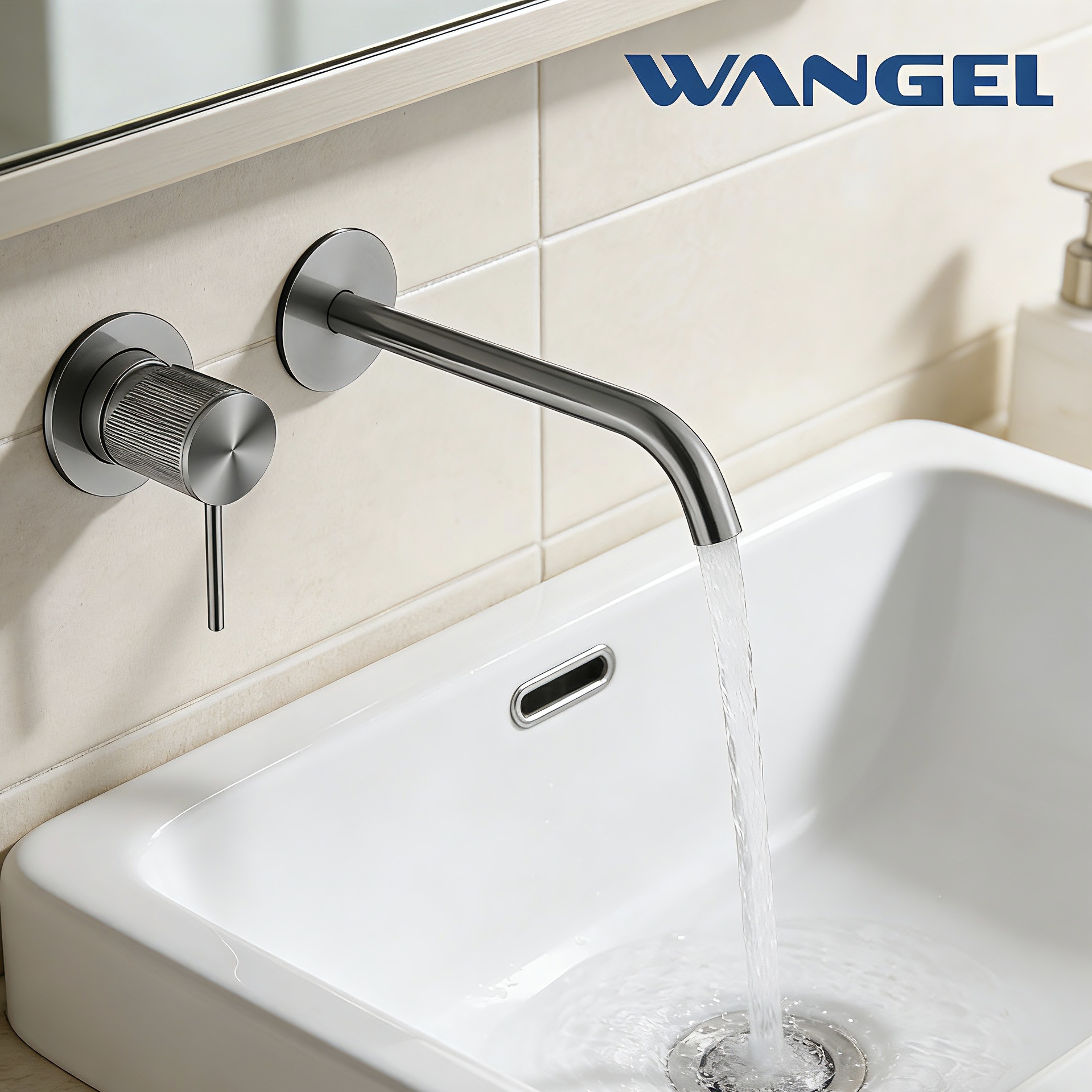 Gunmetal Grey basin concealed faucet - 图片 2