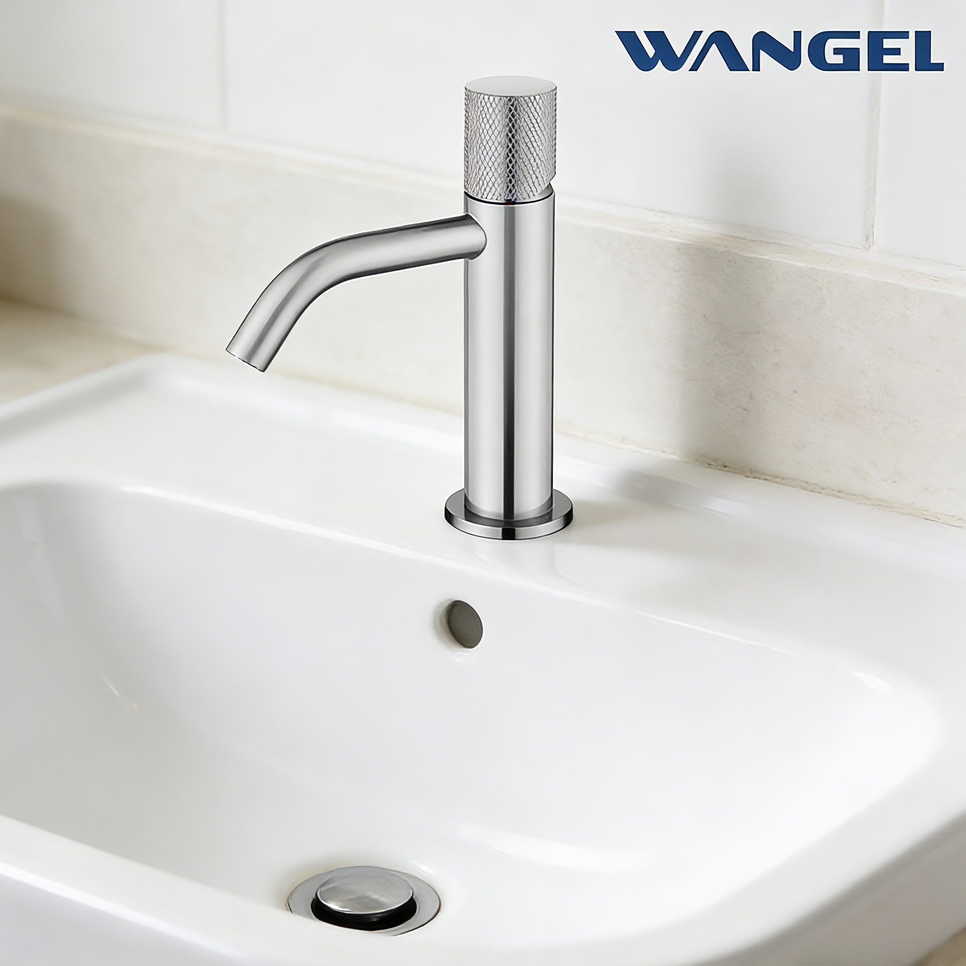 Wangel Brushed Stainless Steel Basin Faucet - 图片 3