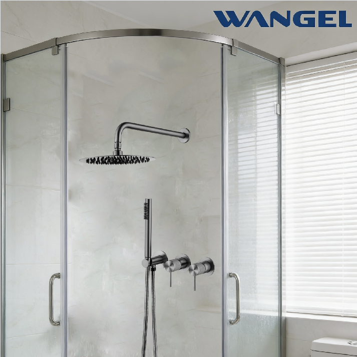 Wangel Gunmetal Dual-Control Dual-Shower System - 图片 3