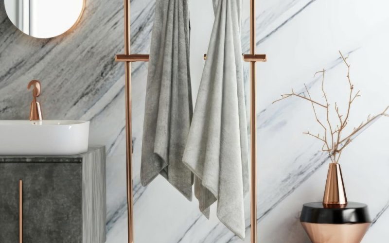 standing towel rack for bathroom