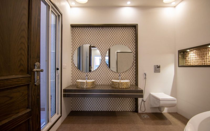 bathroom mirror