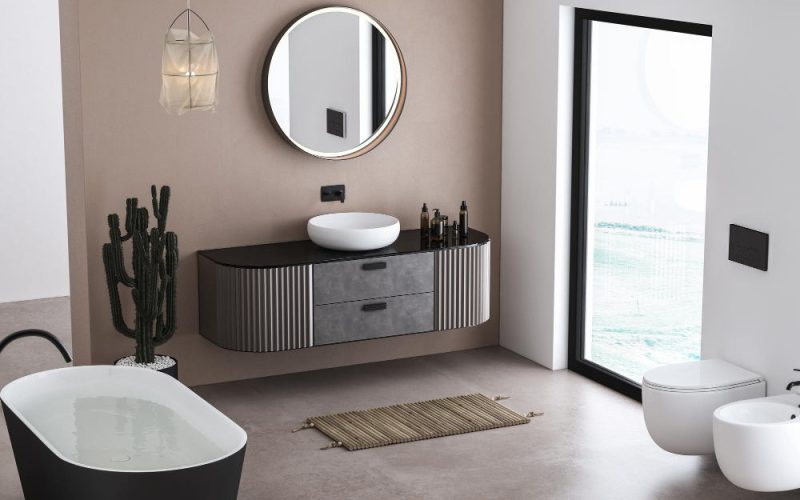 Wall Mounted Vanity Mirror in bathroom
