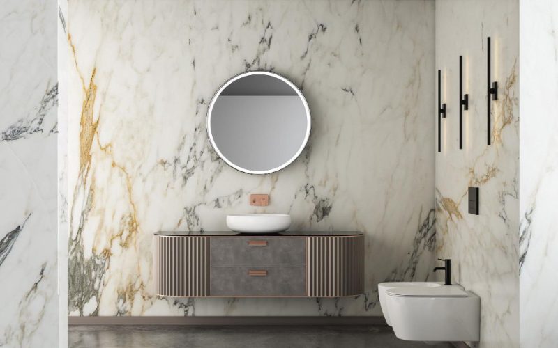 Wall-Mounted Bathroom Mirrors