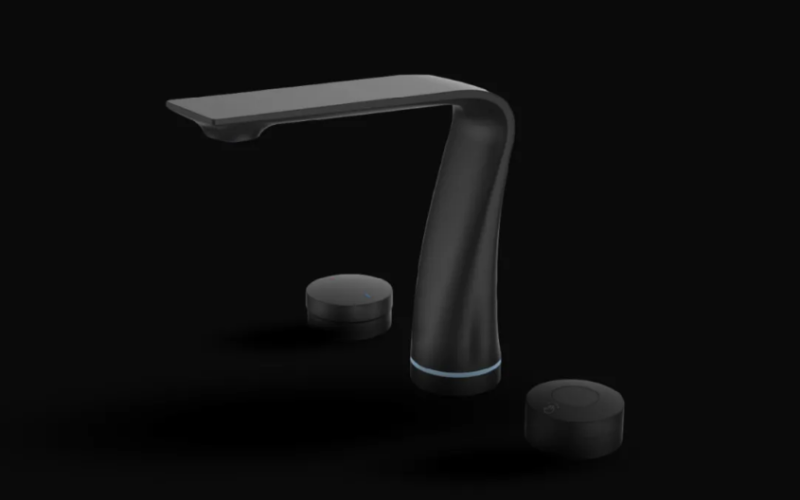 smart black faucet